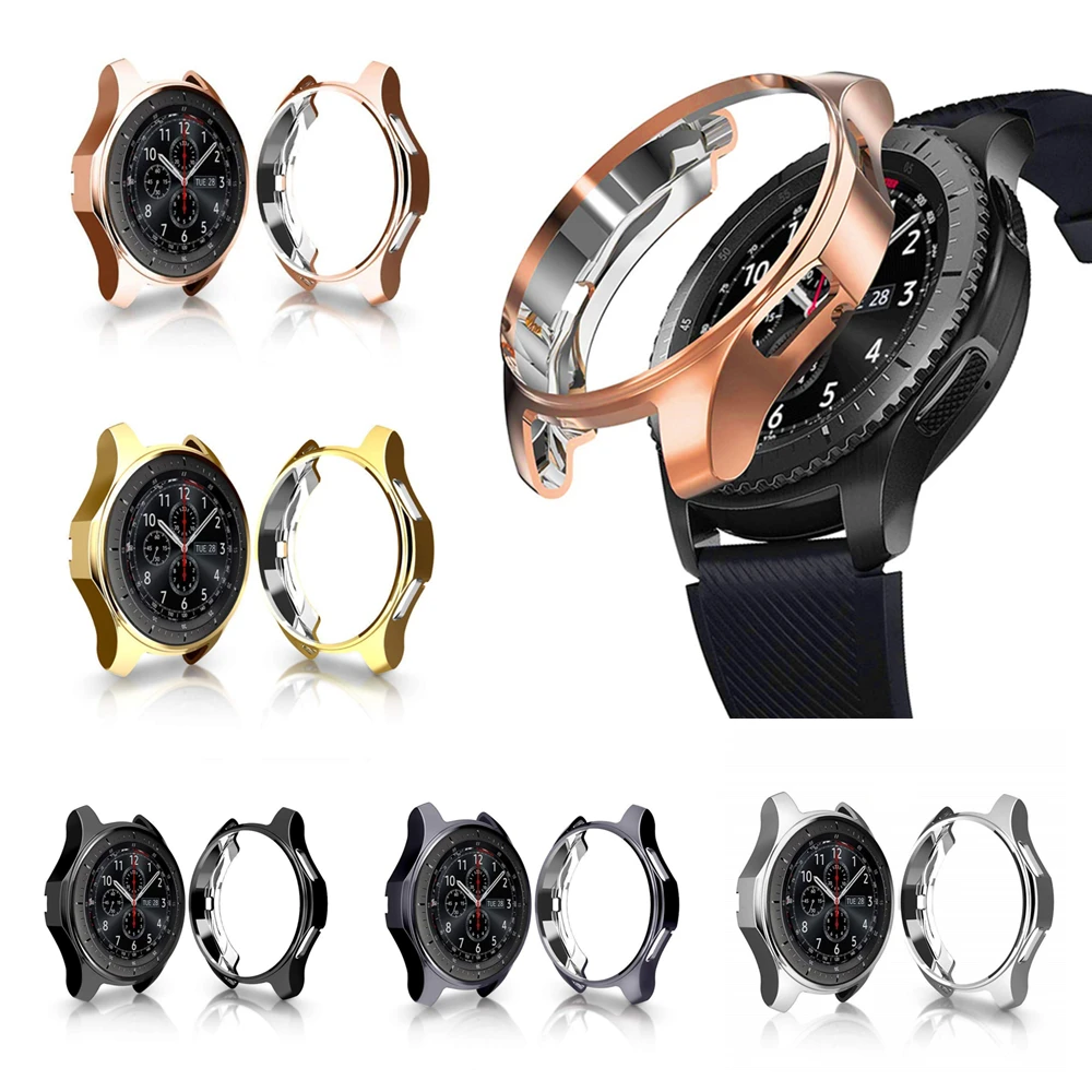 

Защитный чехол из ТПУ для Samsung Galaxy Watch 46 мм, защитный чехол-рамка для Galaxy Smart Watch 42 мм, аксессуары