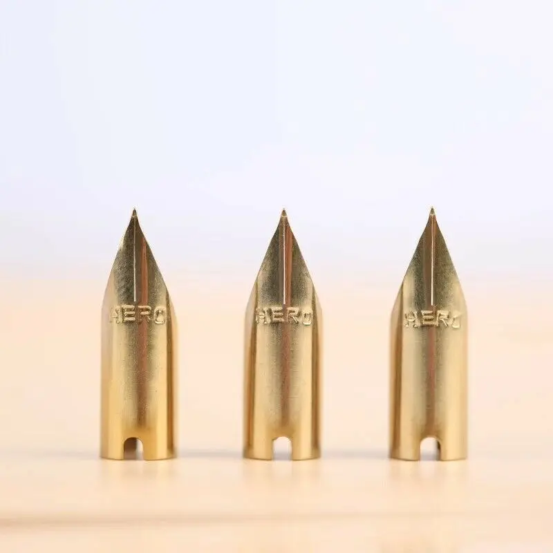 Old Stock Vintage Hero 66 Silver Color Fountain Pen Aerometric Pen 1998S