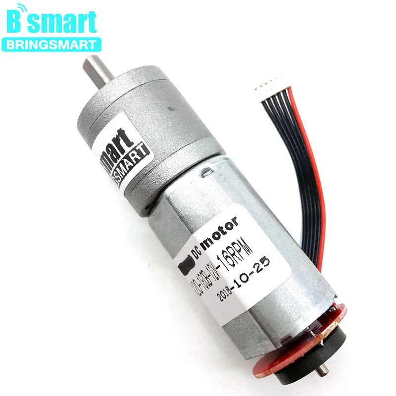 Bringsmart DC мотор JGA20 180B кодировщик передач Электрический 12 вольт коробка