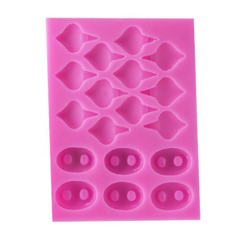 3D Silicone Mold Handmade Fondant Soap Pig Ear Nose Chocolate Insert Mould Cookies Candy Molds Baking Tools | Дом и сад