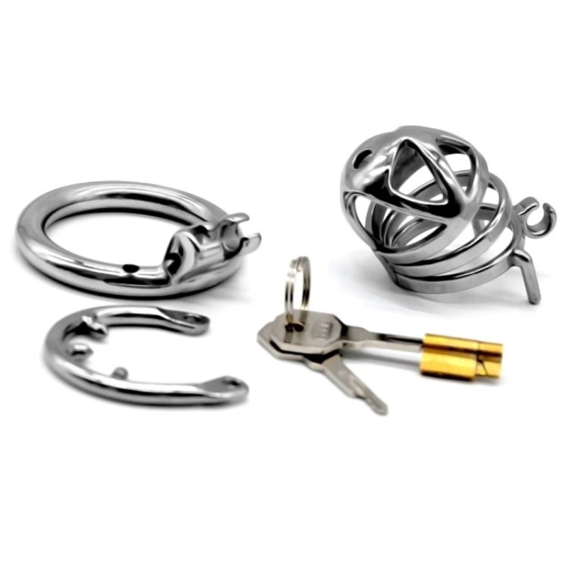 Нержавеющая сталь Мужской Целомудрие устройство петух Фетиш клетки бондаж с