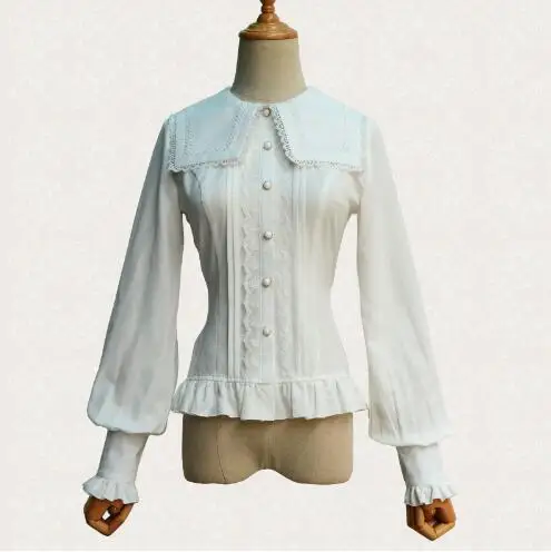 Женская блузка белая/черная с длинным рукавом фонариком|shirt shirt|shirt slimshirt long |