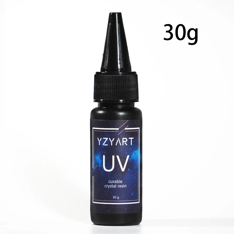 YZY ART UV Смола твердое ультрафиолетовое отверждение Смола солнечное лечение Активированный солнечный свет Kawaii Ремесла прозрачный тонкий/толстый тип
