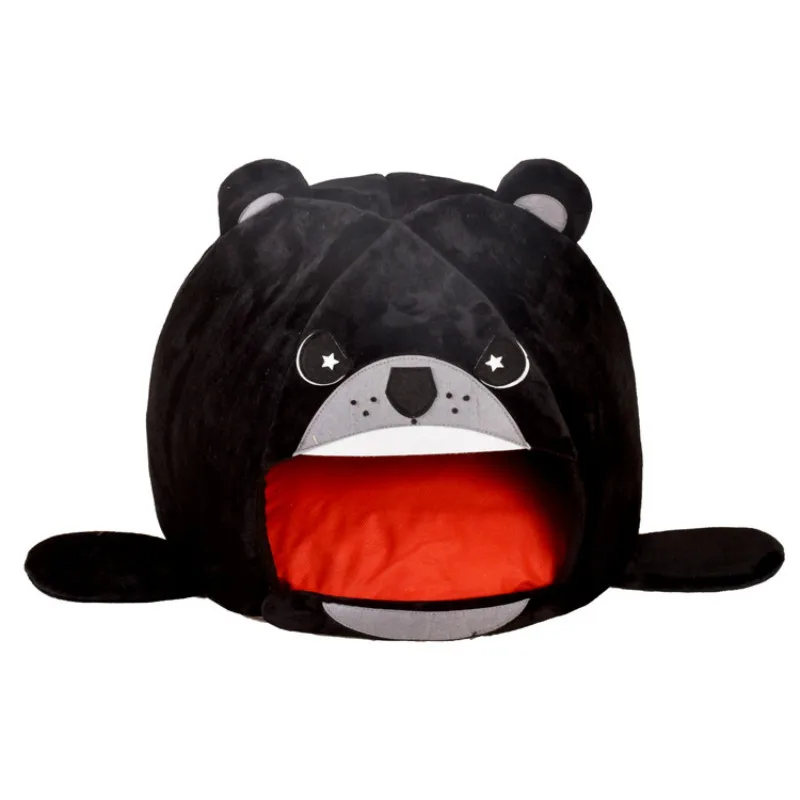 Креативный теплый зимний наполнитель для кошек в виде панды Лежанка домашних