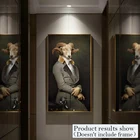 Скандинавский Ретро козы на холсте Плакаты и принт граф Коза холст настенные картины художественная фотография стены украшения Куадрос