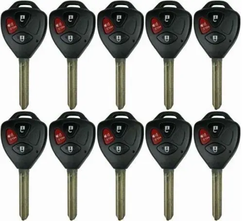 Запасной чехол KEYECU для дистанционного ключа с 3 кнопками Toyota Avalon Yaris Camry Matrix Scion TC XB