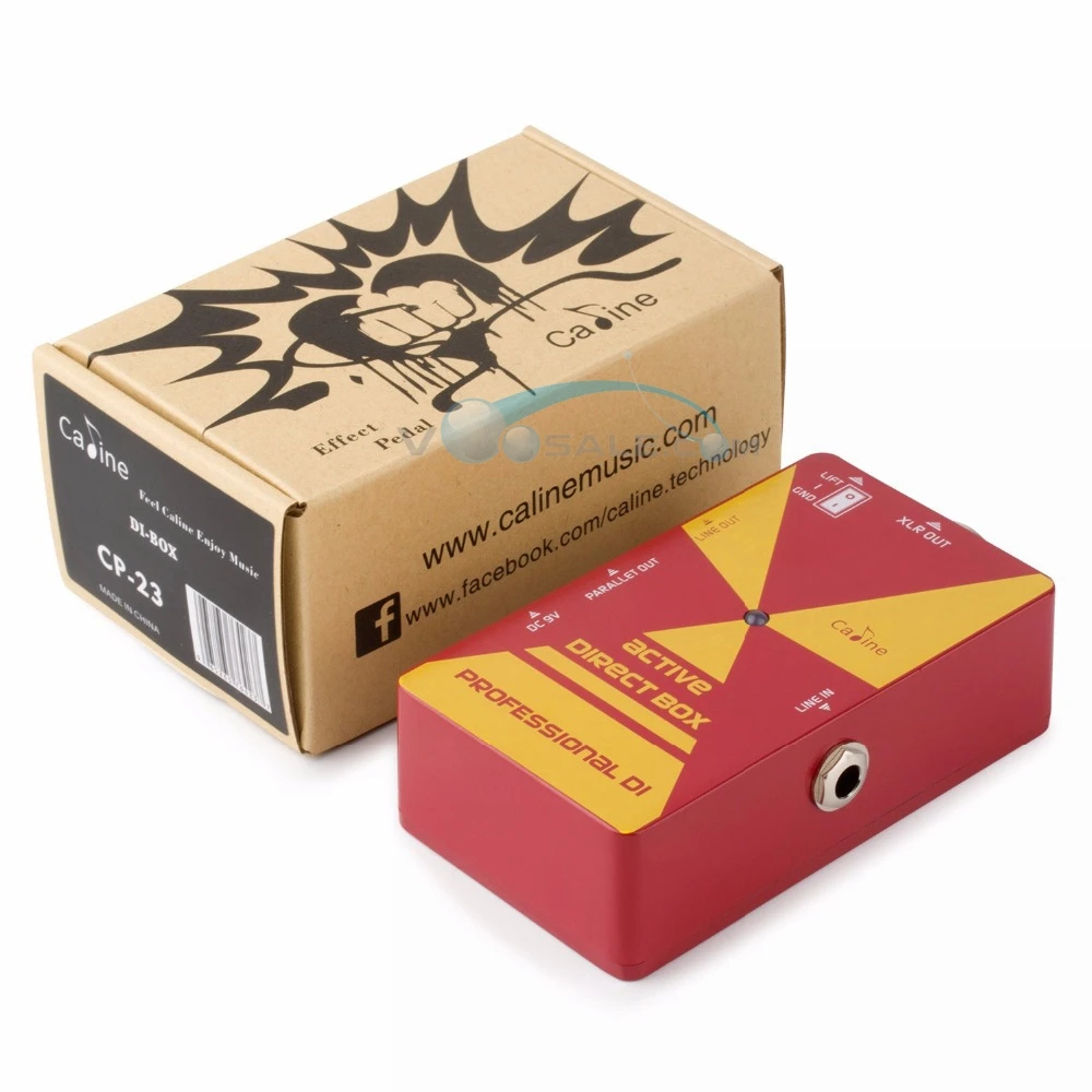 Caline CP 23 DI BOX гитарный эффект педали XLR Out подключения CP23 эффекты гитарные