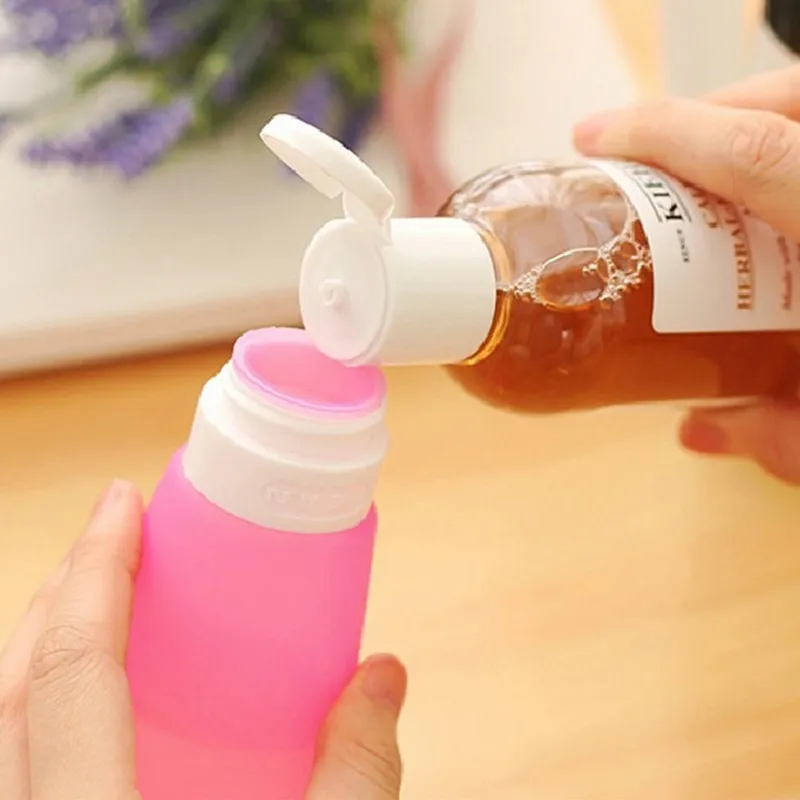 1 шт. силиконовая многоразовая портативная мини бутылочка для упаковки