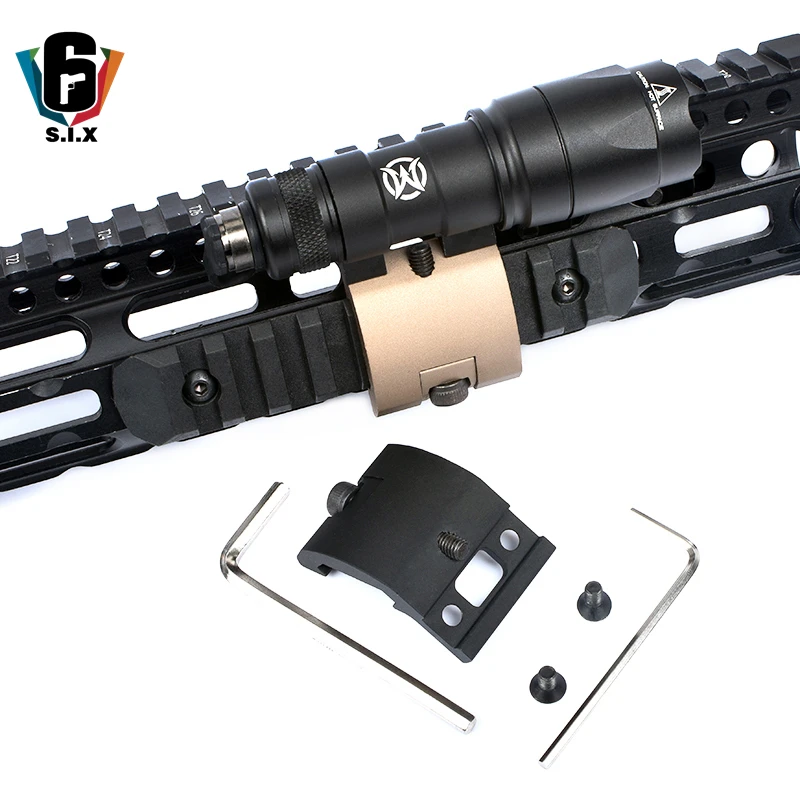 Element Airsoft держатель тактического фонаря для M300 светильник вспышки и M600C светильник скаута для Пикатинни алюминиевый сплав