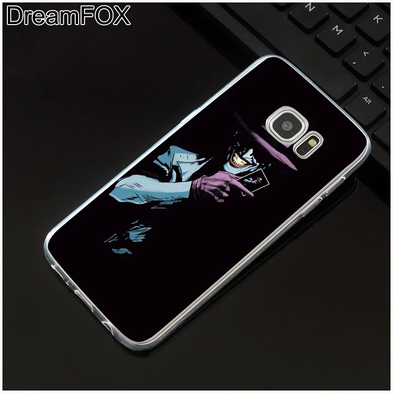 DREAMFOX M098 Fashion Joker Black Soft TPU Silicone Case Cover For Samsung Galaxy Note S 3 4 5 6 7 8 9 Edge Plus Grand Prime |