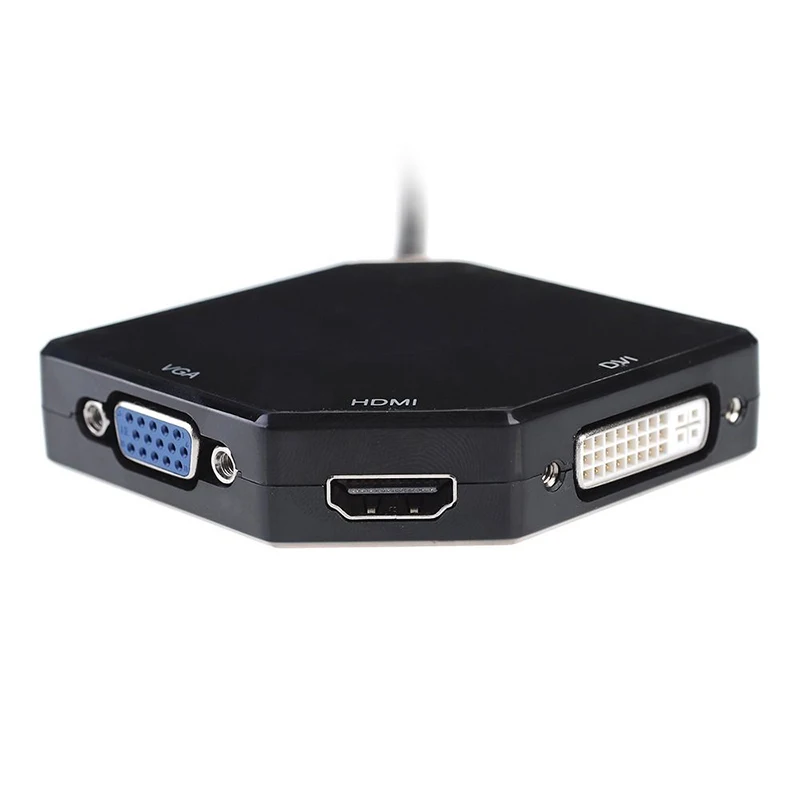 3 в 1 кабель супер HD Дисплей порт к HDMI DVI VGA конвертер мини USB мощность Micro DP адаптер|to