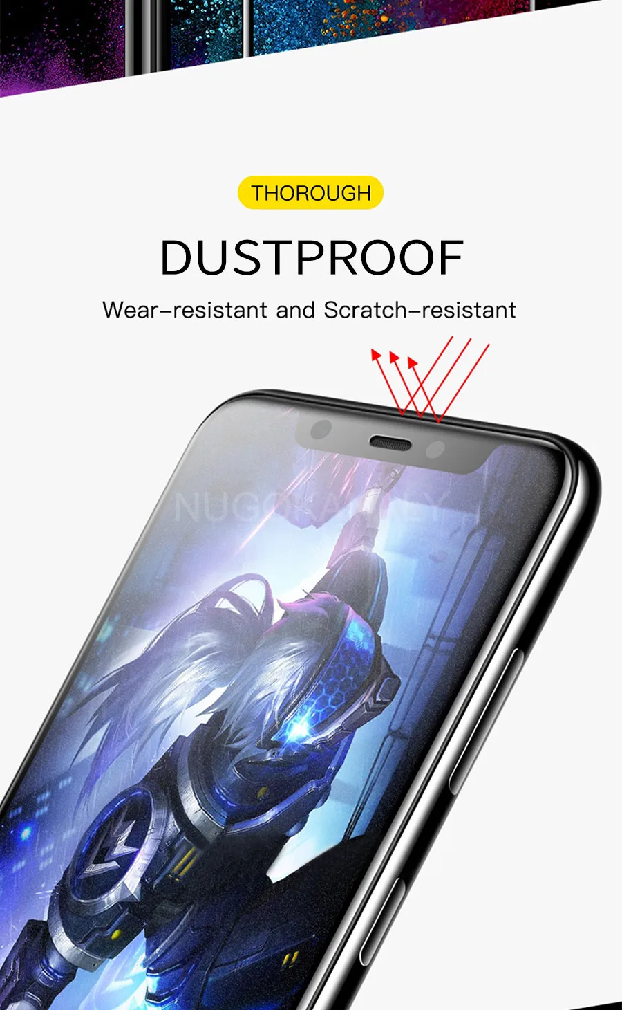 Полное покрытие с клеем, матовое закаленное стекло для Xiaomi mi 9 SE 8 Lite A2 Red mi Note 8 8T 6 7 Pro Pocophone F1, защита экрана