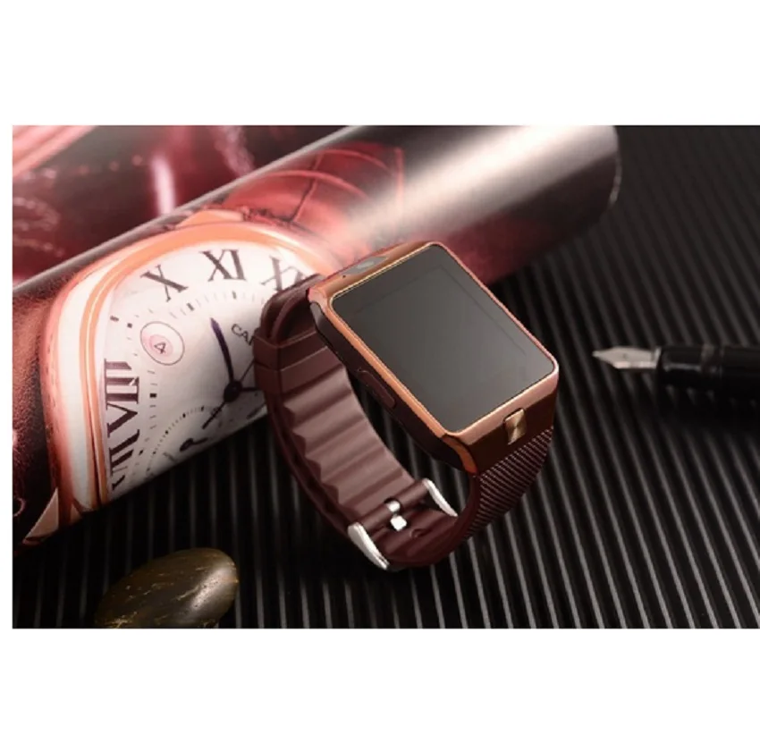 Wearable Devices DZ09 bluetooth smart watch for android phone support SMI/TF men women sport wristwatch Support Multi languages |
