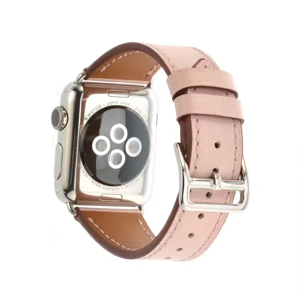 Ремешок из натуральной кожи для Apple Watch band Series 1 2 3 38 мм 42 40 44 мм|leather watch strap|strap for apple