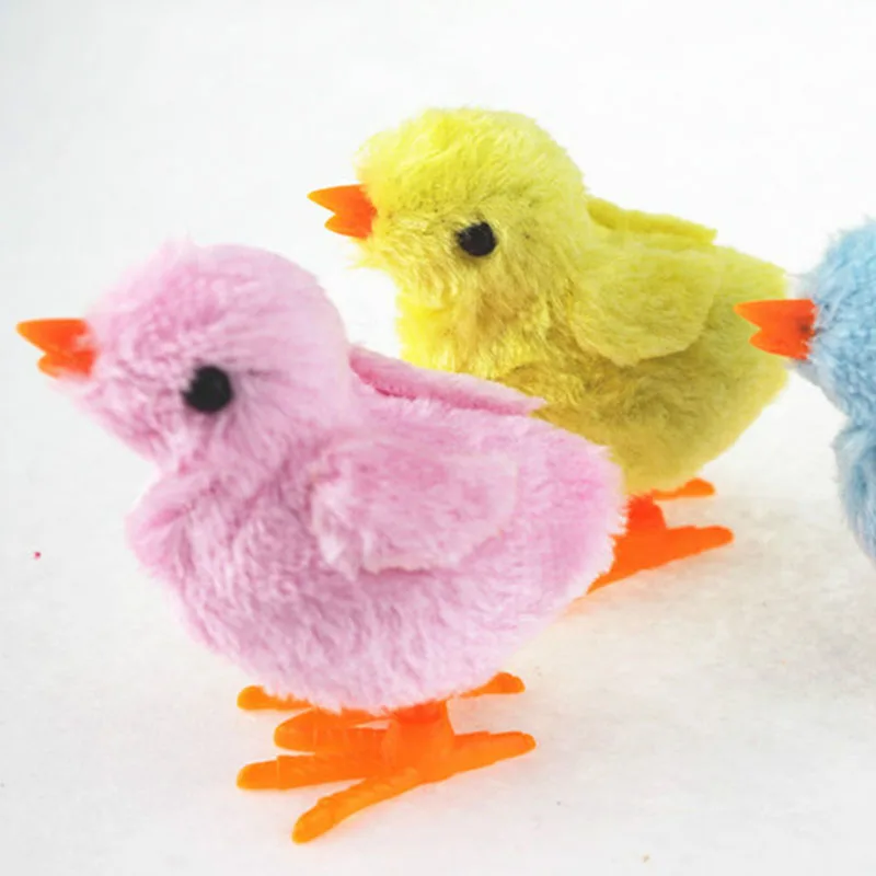 Милые цыплята пекинг метров заводные прыгающие игрушки ветра для детей|Заводные