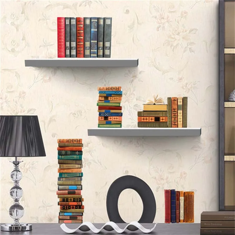 Книжная книжная полка съемная Настенная Наклейка сделай сам ПВХ 3D на стену для