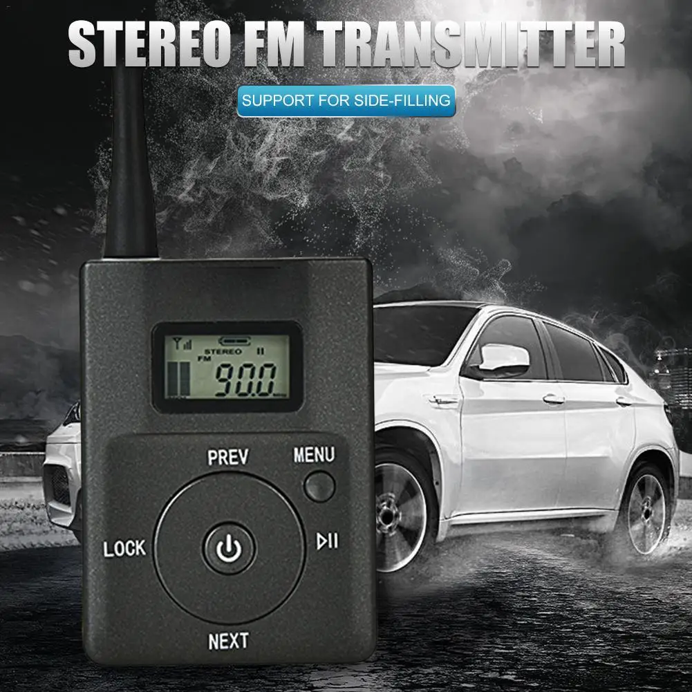 Портативный беспроводной fm-аудио передатчик автомобильный комплект стерео радио вещания адаптер Поддержка TF, 3,5 мм AUX для автомобиля руководство конференции