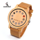 Женские кварцевые часы BOBO BIRD, с кожаным ремешком, оригинальный дизайн, Прямая поставка, W-A26