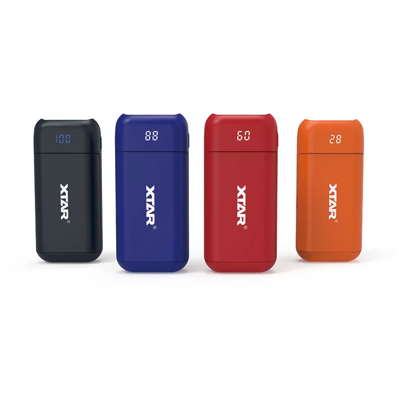 XTAR PB2 светодиодный USB применить 3 6 В/3 7 В Незащищенный литий ионный/IMR/INR/ICR 18650