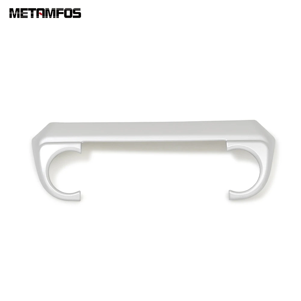 ABS Matte Plastic Для Mazda CX5 CX-5 KF углеродное волокно Переключатель кондиционера Кнопка регулировки крышки отделка внутренние аксессуары - Название цвета: ABS Matte Plastic