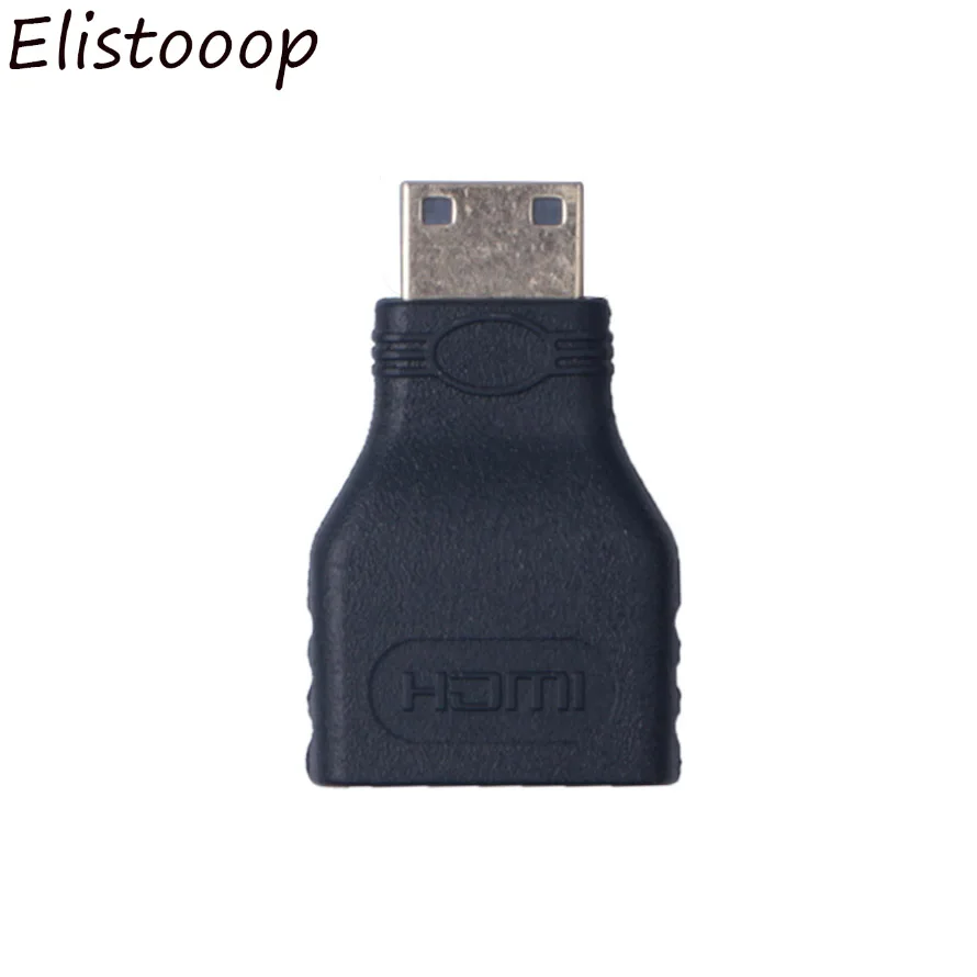Elitooop 2018 Высокое качество позолоченный мини HDMI штекер Женский адаптер для HDTV