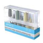 Набор для полировки зубных протезов HP0412, база из смолы для стоматологической лаборатории, оборудование для низкой скорости зубных протезов, 12 шт.компл.