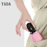 yada mini pocket folding automatic umbrella rain women uv custom charms cute light umbrella for womens windproof umbrellas ys617