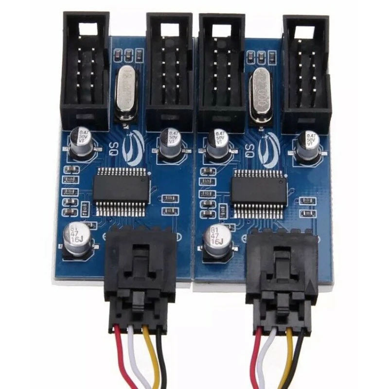Motherboard Usb 9Pin Header 1 To 4 Splitter Port Multiplier 30Cm Extension Cable | Компьютеры и офис