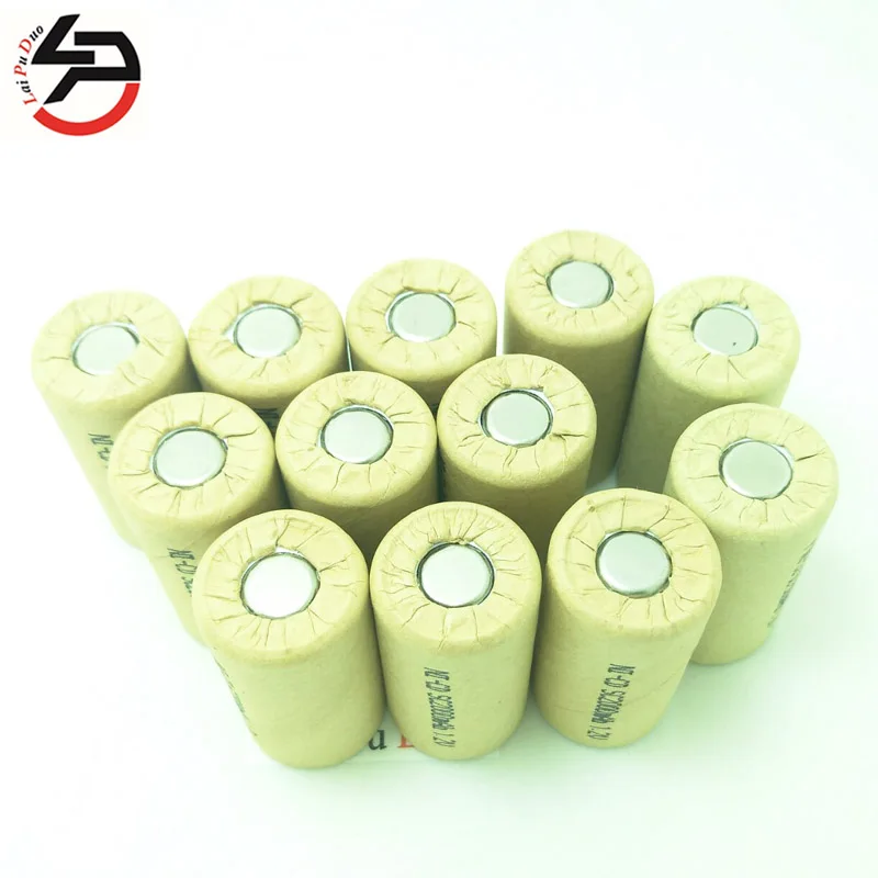 Аккумуляторная батарея Sub C SC2000mAh 1 2 В 0 Ач сменная для электромобиля 12 шт.|ni-cd