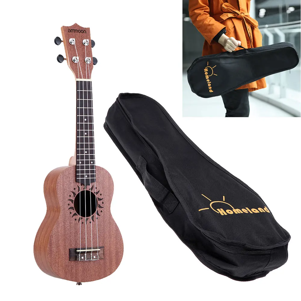 Ammoon 2" Акустическая Гавайская гитара sapele Ukelele 15 Лада 4 строки Гавайи Гитара Высокое качество струнный музыкальный инструмент