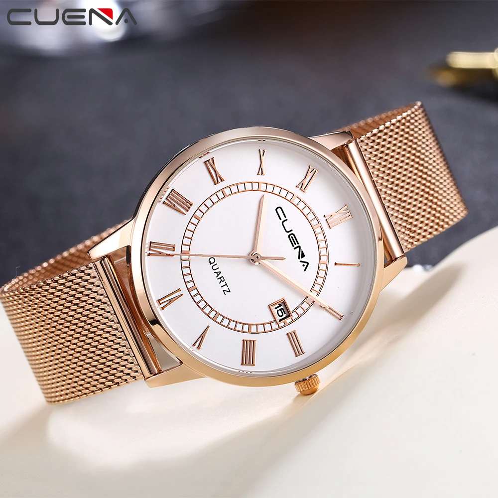 

Rose Gold Luxury Watches Men Fashion Casual Stainless Steel Man Quartz Clock Jewelry Relojes Para Hombre Zegarek Damski
