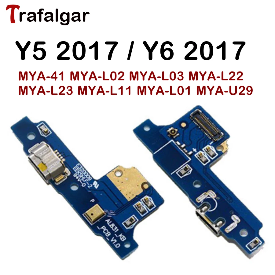 Для Huawei Y5 зарядка через usb Порты и разъёмы Y5 iii Зарядное устройство разъем платы гибкий кабель Nova Young Y6 USB док-станция для Порты и разъёмы MYA L02 L41