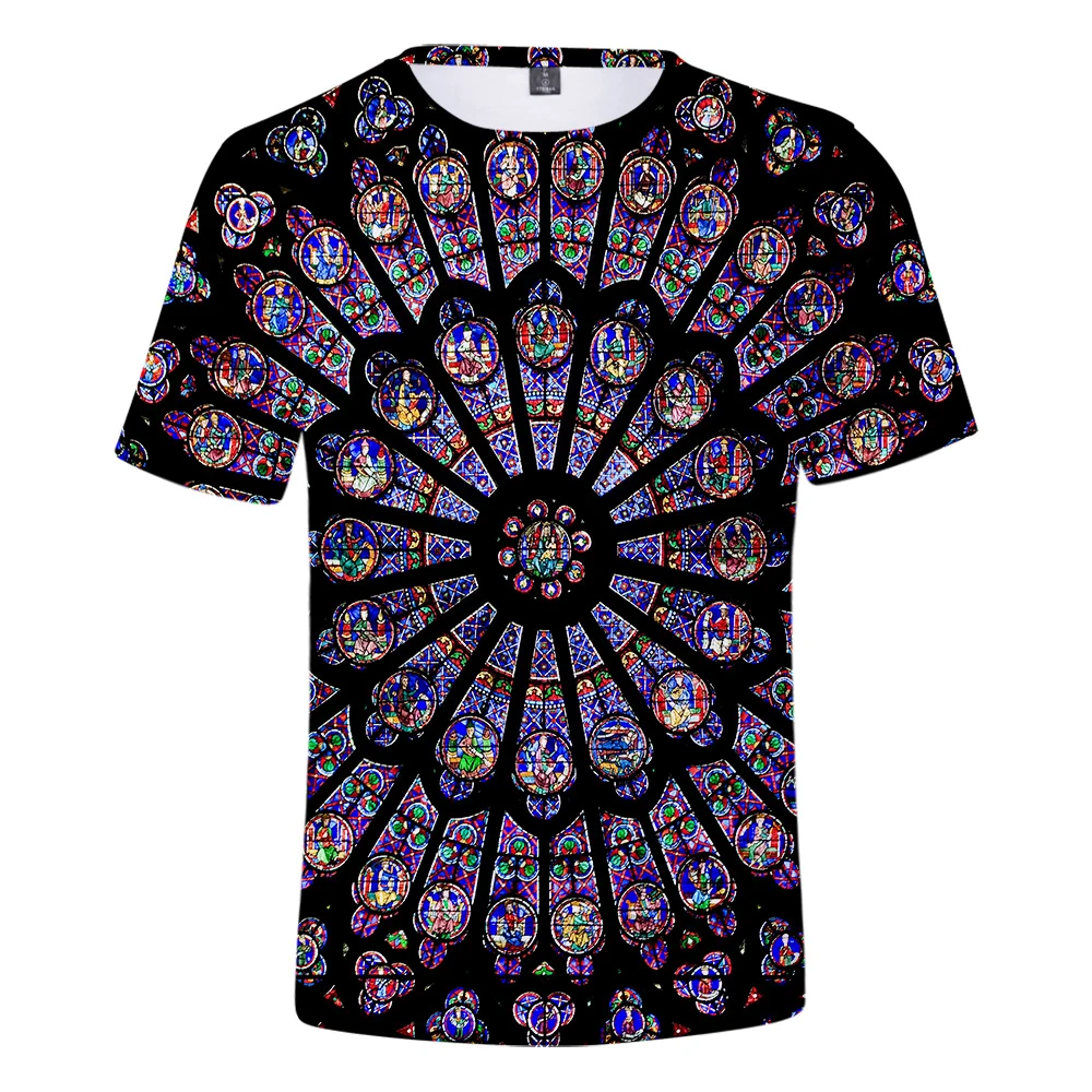 Футболка мужская с коротким рукавом модный топ для отдыха в стиле ретро дам