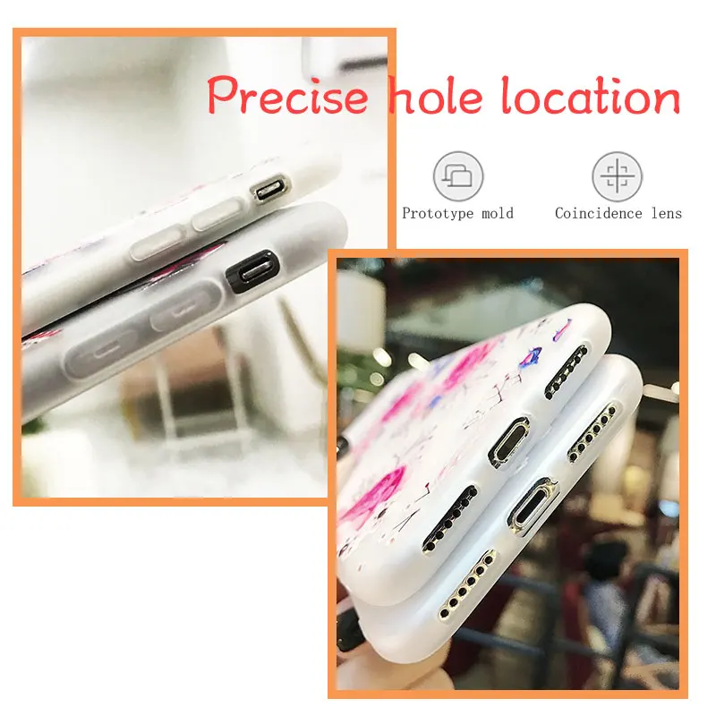 Flower Patterned Case For iPhone XS Max XR 6 6S 8 Plus X Soft Silicone Floral Protect TPU Cover Back Cases iphone 7 |