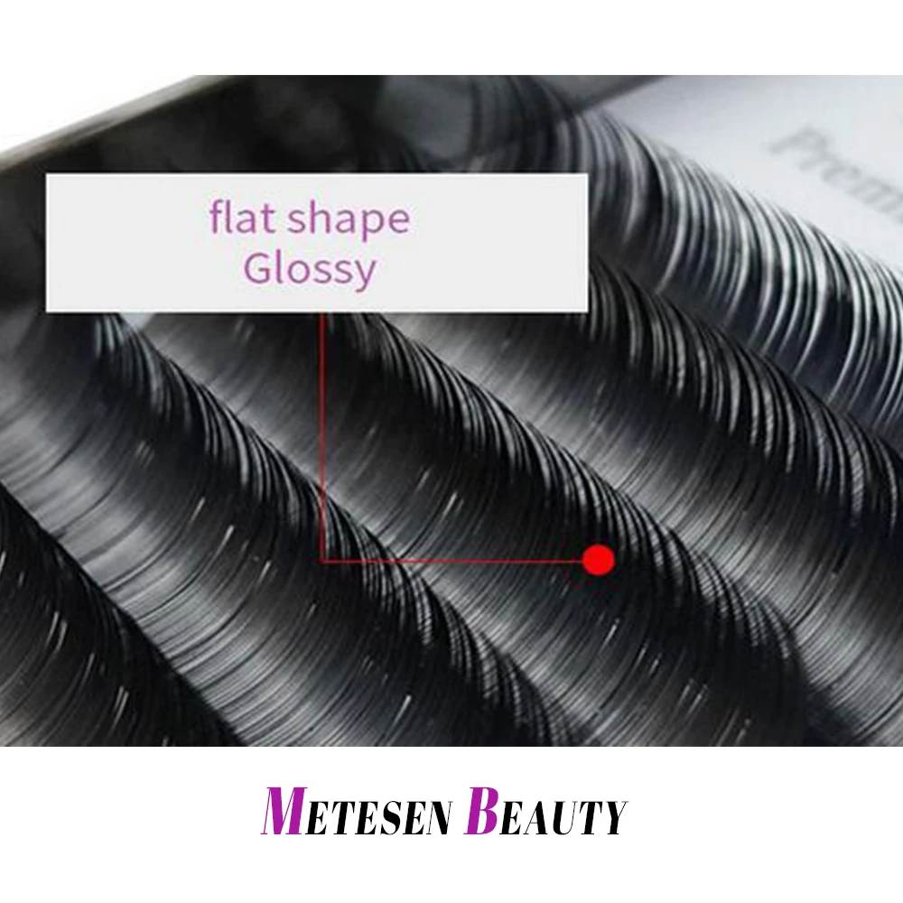 METESEN BEAUTY плоские овальные ресницы для наращивания прививки товаров