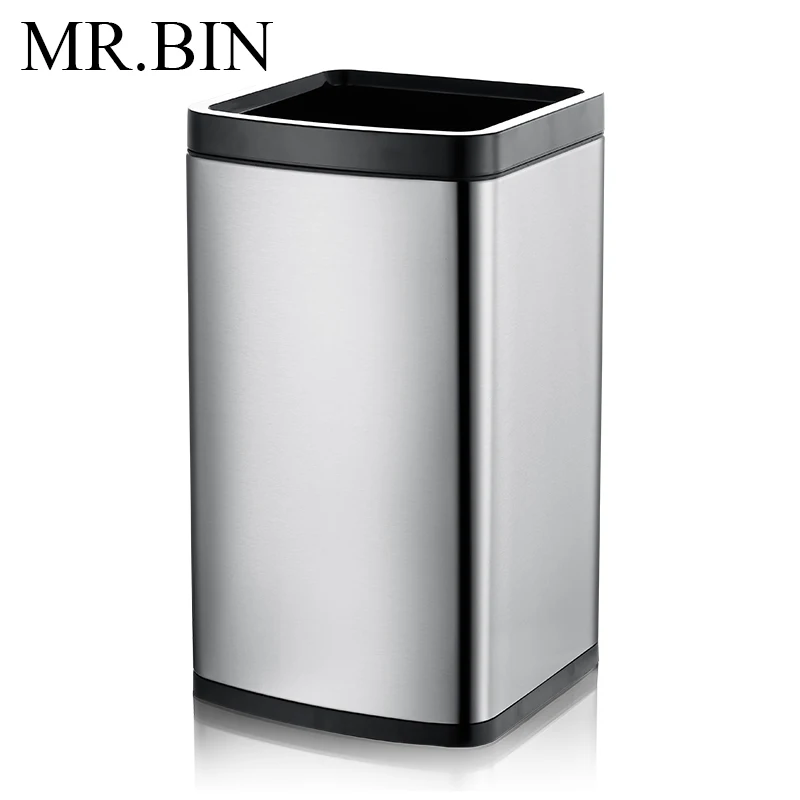 MR. BIN 12-литровый открытый верхний мусорный бак с PP съемным контейнером съемный