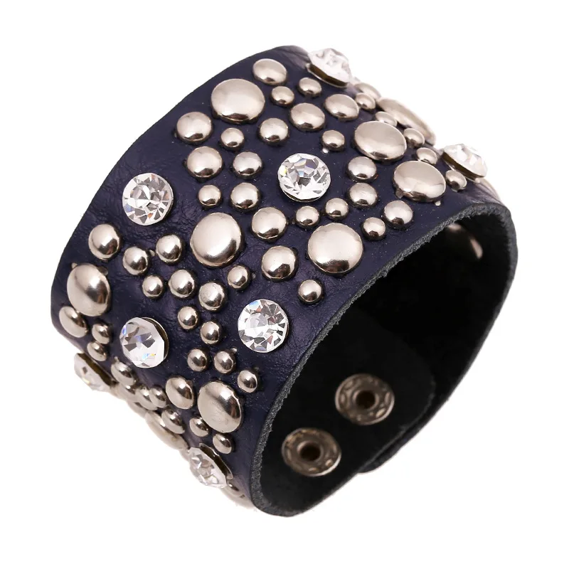 Женские и мужские браслеты из натуральной кожи