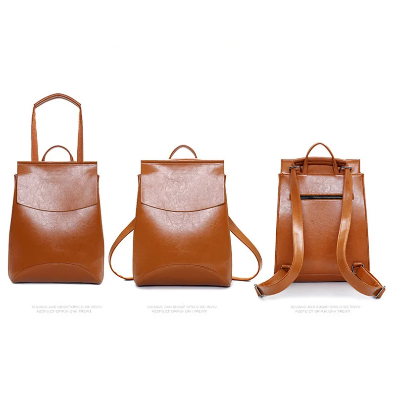 DICEVALM women shoulder bags high quality leather for youth ladies colorful chosen backpack luxury brands large | Багаж и сумки