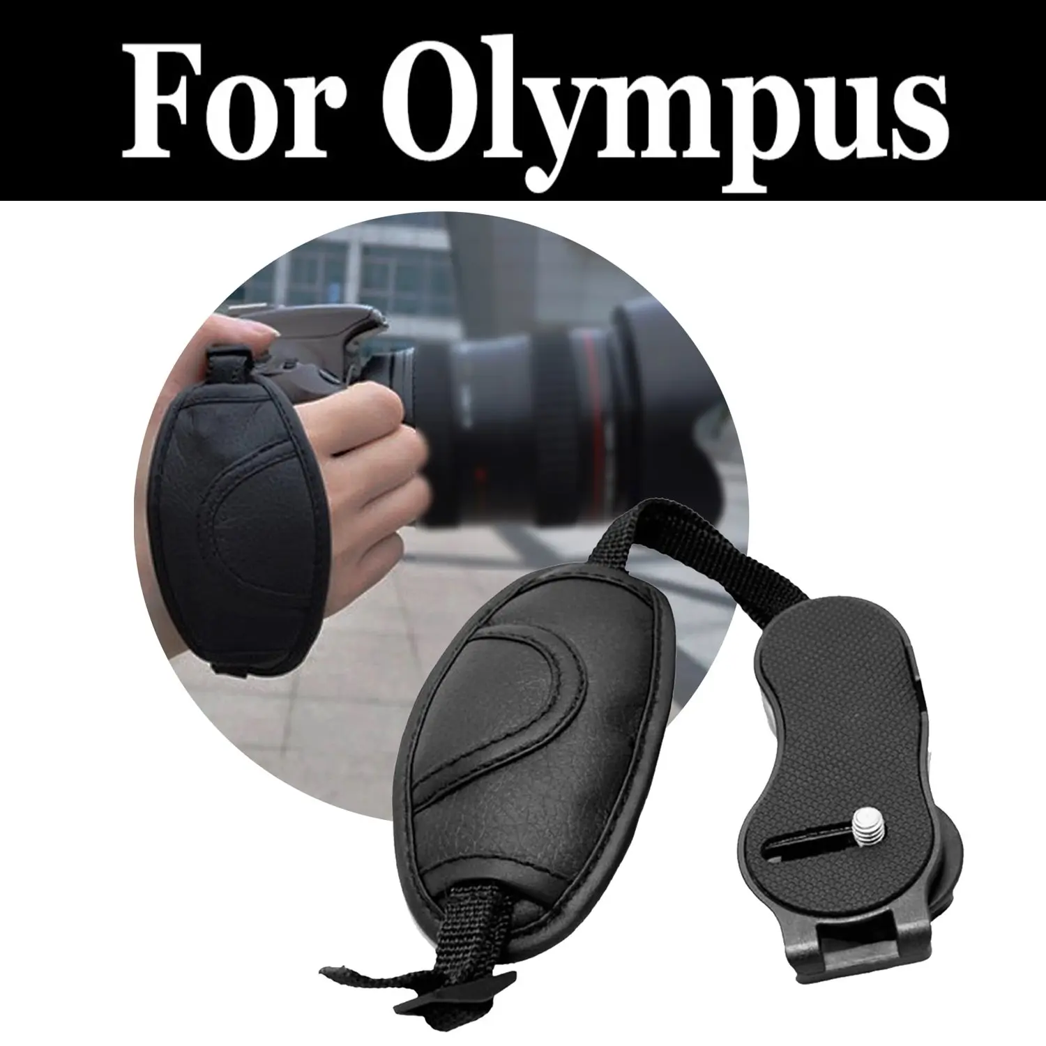Ремешок из искусственной кожи на запястье для olympus Stylus Tough 3000 6020 8010 TG 850 iHS 860 870