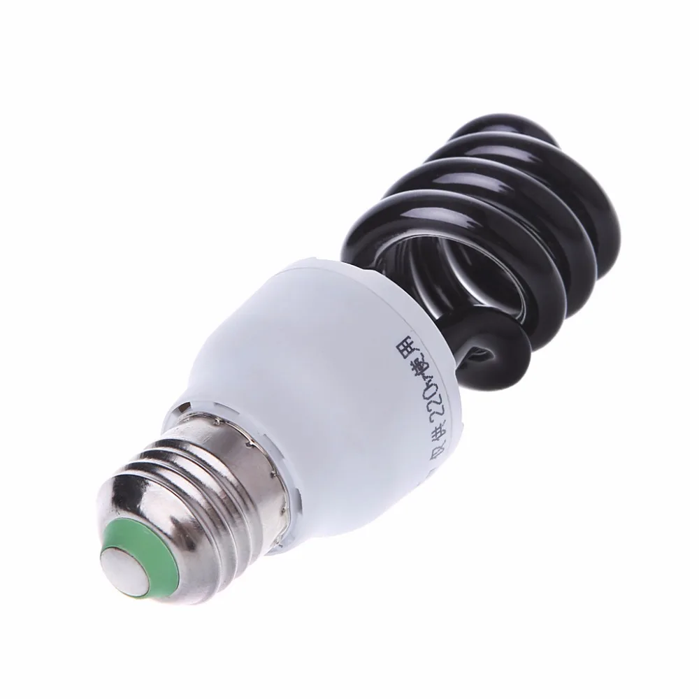 HNGCHOIGE E27 5/15/20W UV ультрафиолетовые люминесцентные черный светильник CFL светильник Лампа 220V E27 300~ 400nm