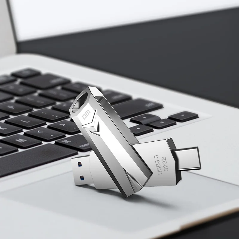 DM PD098 USB флеш накопитель 32 Гб OTG металлический 3 0 ручка usb флэш Тип c