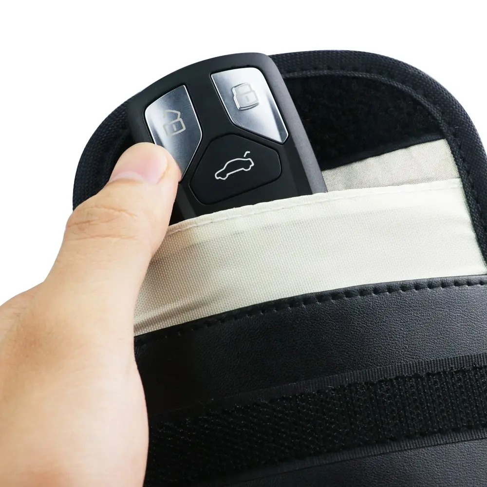 KEYFOB RFID SIGNAL BLOCKING BAG KEY FOB GUARD PROTECTOR DEVICE