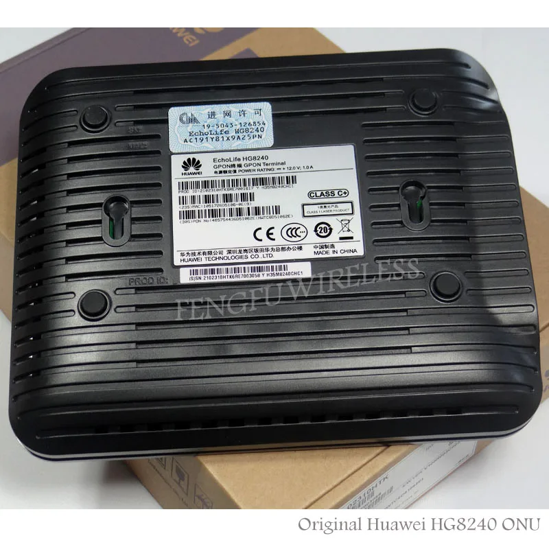 10 шт./лот Hua wei Оригинал HG8240 GPON ONU с 4FE + 4LANS WIFI ПОРТ английский firewire самой высокой