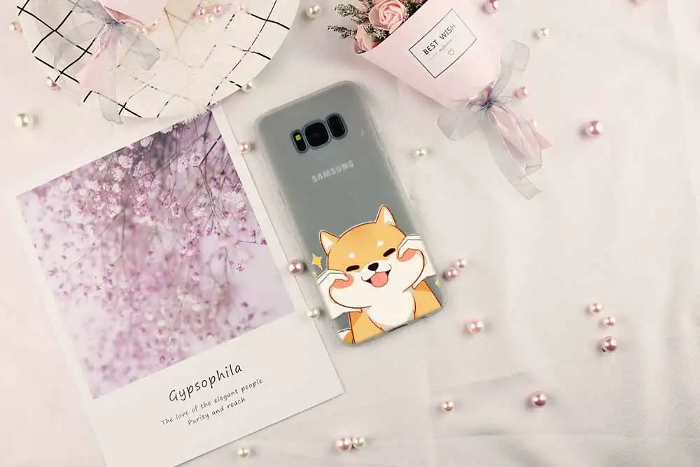 Чехол для Samsung Galaxy S8 S9 S10 S20 S21 Plus Uitra Lite Ультратонкий чехол S10E S7 Edge с изображением