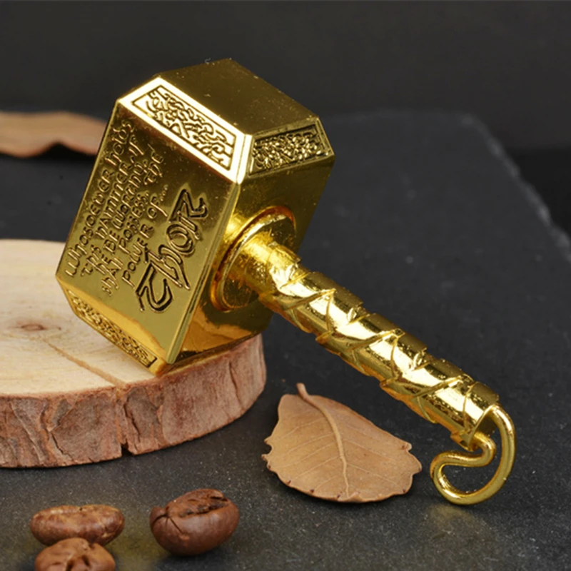 1 шт. Wiitin Thors Battle Hammer Fiesta Hand Spinner Сделано из металла могучий Mjolnir брелок