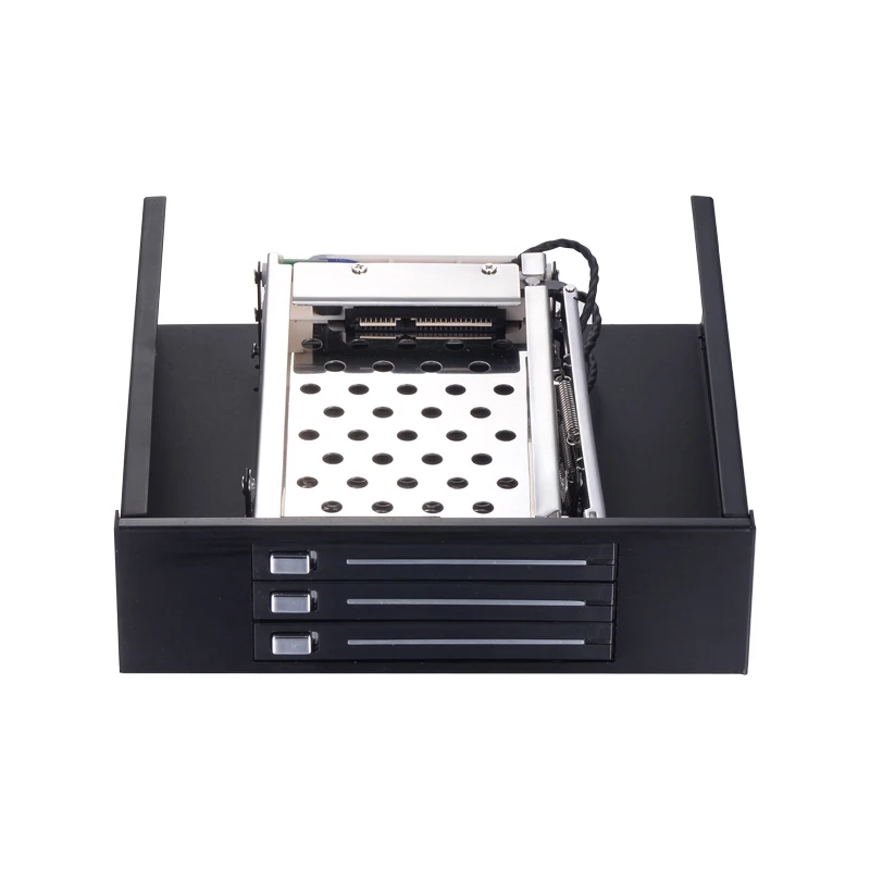 Unеop ST5532 3-Bay 2 5-дюймовый интерфейс SATA HDD SSD мобильный стеллаж для 5 25 дюймового