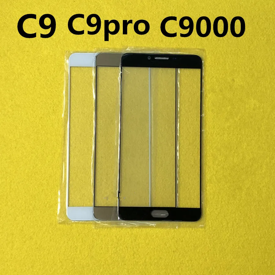 C9Pro сенсорный экран для samsung Galaxy C9 Pro Передняя стеклянная крышка ЖК-экран внешняя панель Объектив телефон запчасти