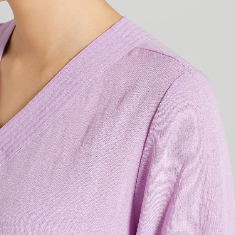 Халат женский в китайском стиле с косым воротником и юбкой|tai chi|martial arts clothingtaoist robe