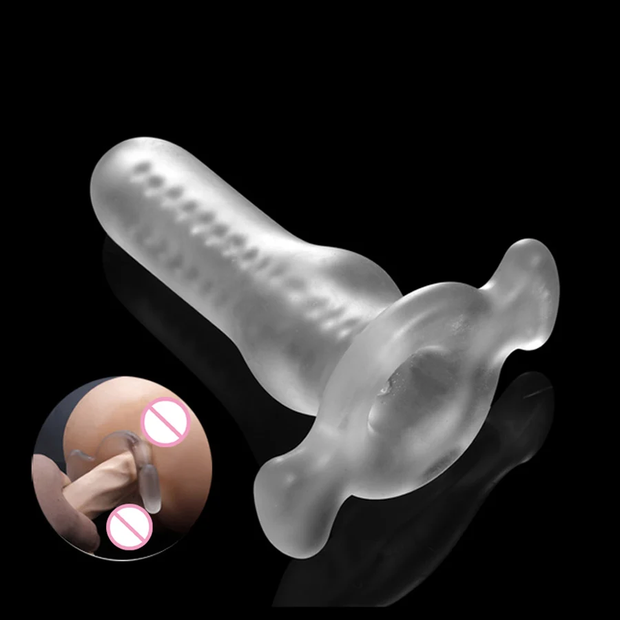 Петух Фаллоимитатор Полный Доступ Туннель Butt Plug Полый Анальный Взрослых
