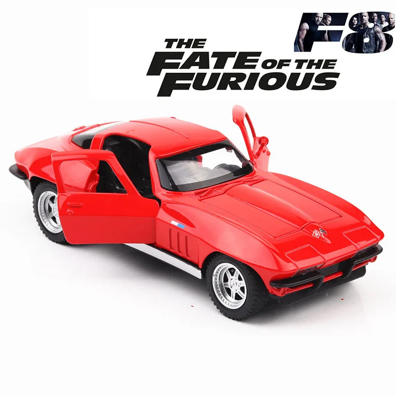 1:32 игрушечный автомобиль Corvette гоночная металлическая игрушка сплав Diecasts & Toy
